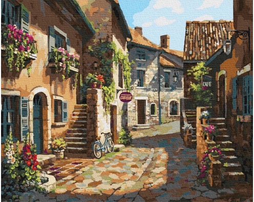 Włoskie uliczki 40x50cm