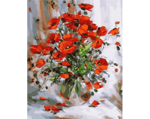 Czerwone maki 40x50cm