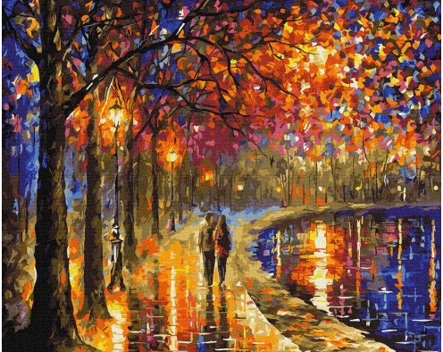 Spacer pod latarniami 40x50cm