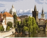 Rzeka Wełtawa. Praga
