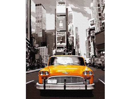 Retro Taxi 40x50cm