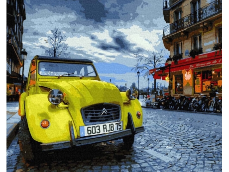 Żółty Citroen
