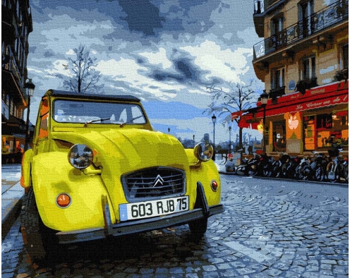Żółty Citroen
