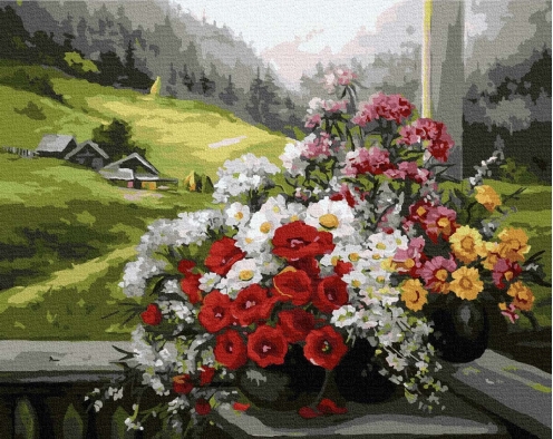 Alpejski krajobraz 40x50cm