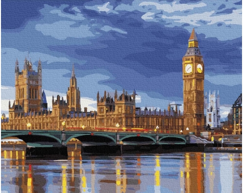 Big Ben o wschodzie słońca