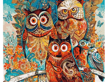 Sowy 40x50cm