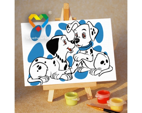 Tęczowy lew 50x65cm