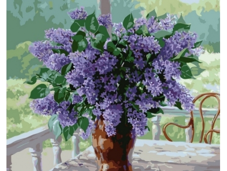 Gobelin w ramie jasny 45x59