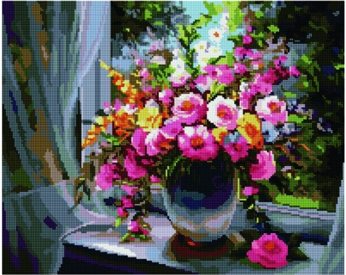 Niebo w Ogniu słońca 50x65cm
