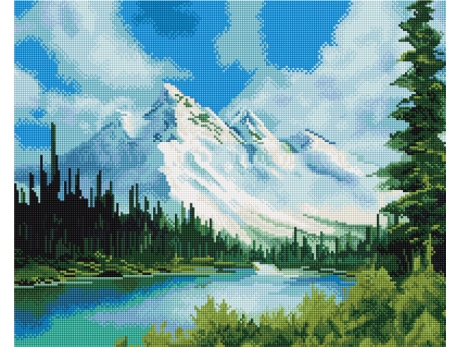 Liliowe myśli 40x50 cm