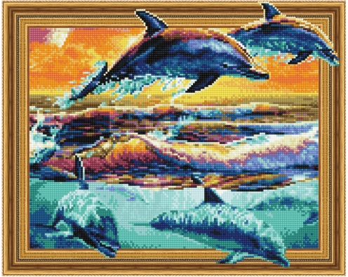 Droga do jeziora 40x50 cm