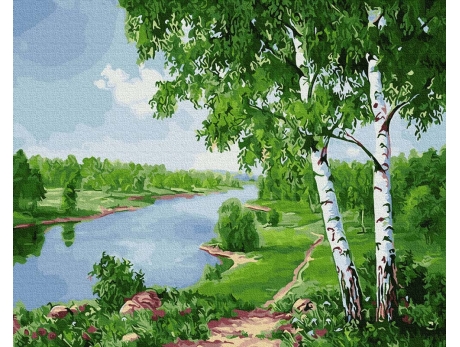 Wiejskie młyny 40x50 cm