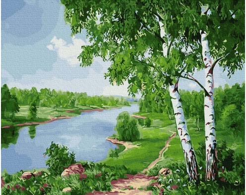 Wiejskie młyny 40x50 cm