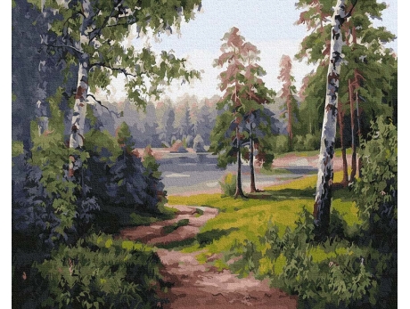 Świetlisty bukiet 40x50 cm