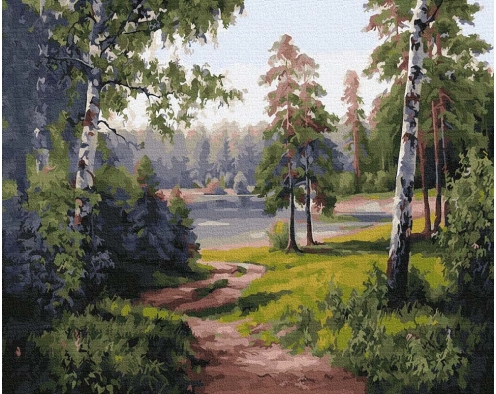 Świetlisty bukiet 40x50 cm